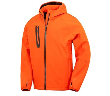 Veste softshell - R909X - orange et bleu marine
