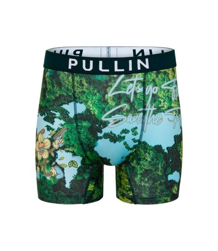 PULL IN Boxer Long Homme Microfibre FELLAS Vert