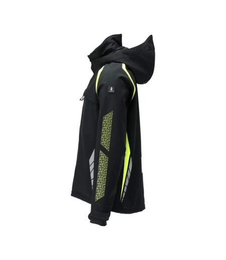 Veste Softshell Accelerate Safe Homme Noir Jaune Fluo Mascot