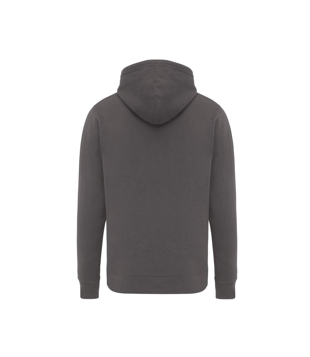 Unisex Adult Rila Recycled Cotton Lightweight Hoodie Anthracite Iqoniq-3