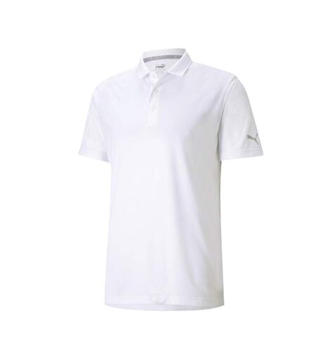 Polo Blanc Homme Puma Gamer - 3XL