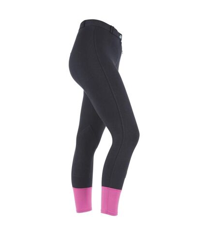 Wessex Womens/Ladies Knitted Breeches (Black) - UTER594
