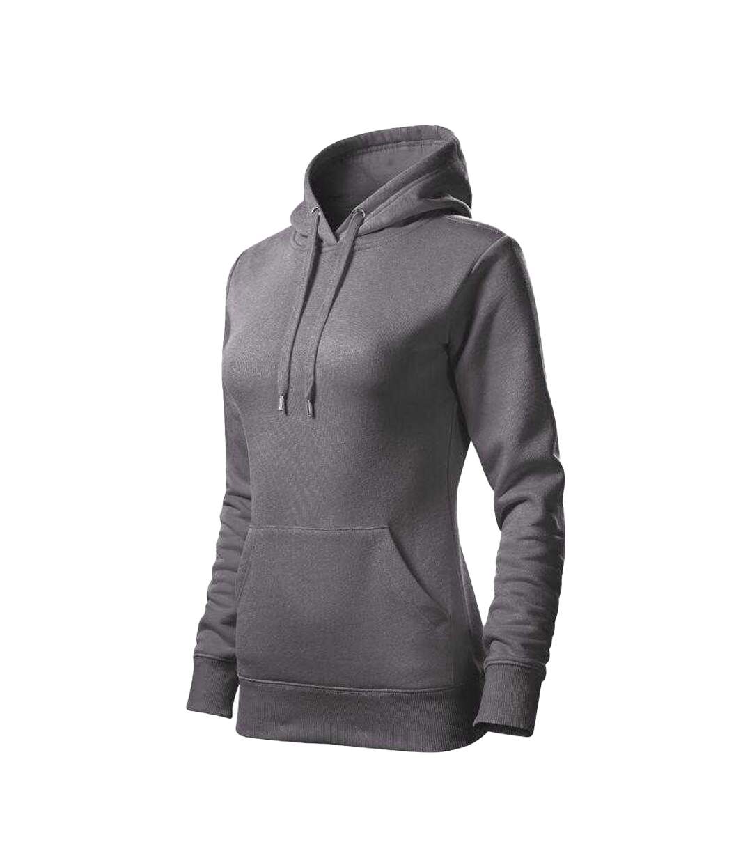 Sweat À Capuche Cape Free Femme Argenté Malfini-3
