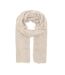 Foulard beige femme only fluffa-1