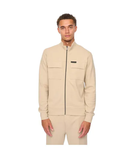 Sweat Tames Homme Beige Gris Duck And Cover