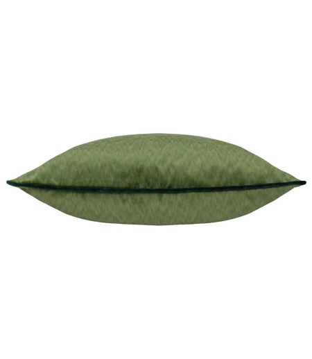 Paoletti Torto Velvet Rectangular Throw Pillow Cover (Moss/Emerald) (50cm x 50cm)