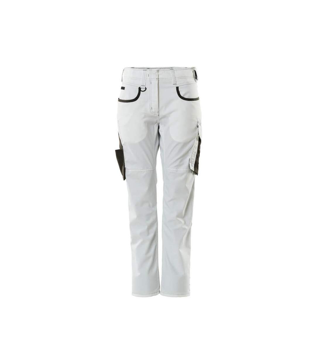 Pantalon Unique Homme Blanc Anthracite Foncé Mascot-1