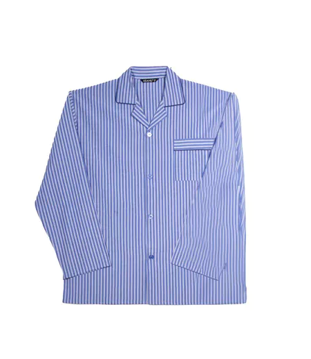 Ensemble De Pyjama Long Motif/style Rayé Homme Bleu Keanu