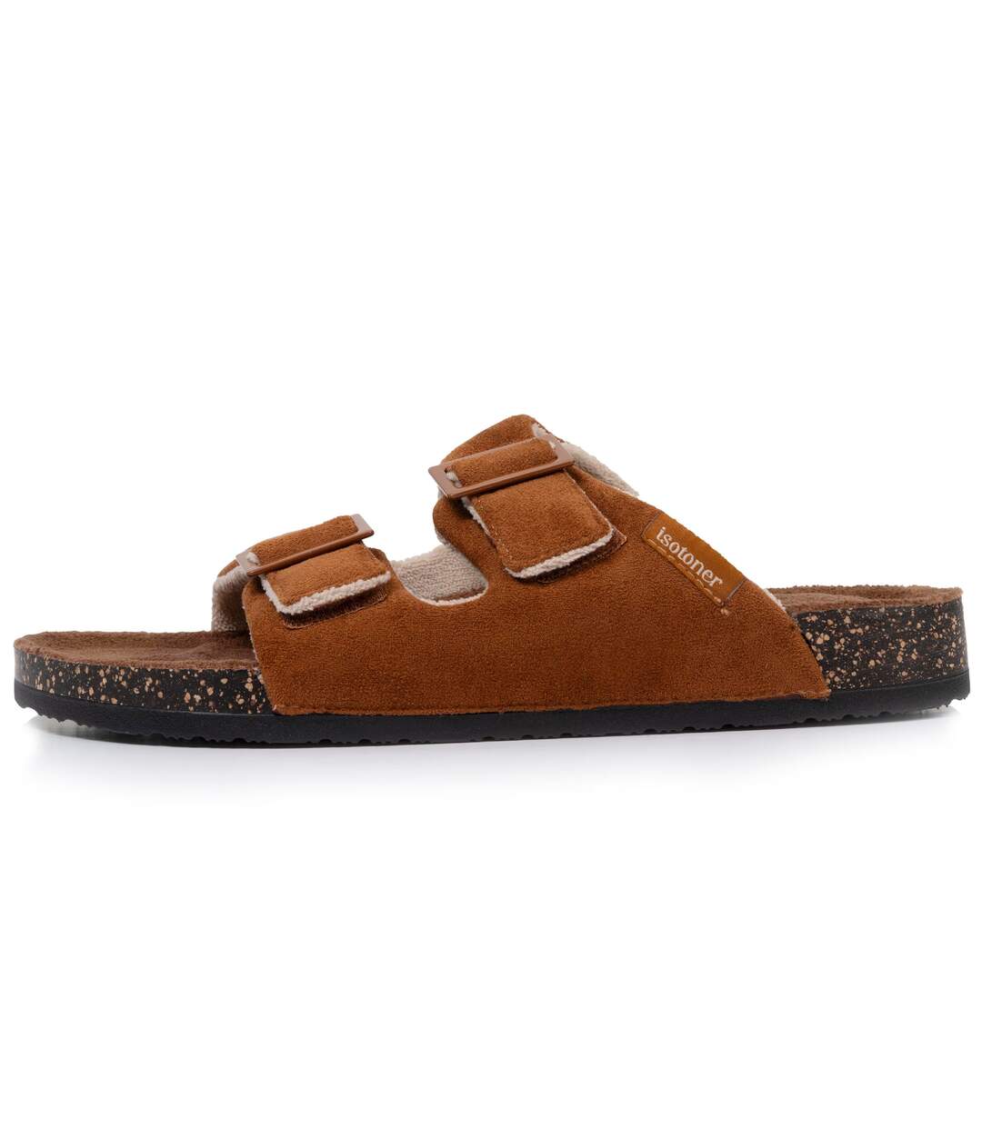 Isotoner Chaussons Mules ouvertes homme ultra confortables-4
