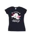 Disney T-shirt en coton Femmes/Ladies The Aristocats Happy Holidays (Bleu marine) - UTBI8508-1