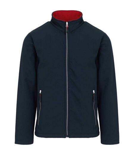 Veste Softshell Homme Bleu Marine Rouge Classique Regatta Professional