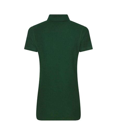 Womens/ladies polo shirt bottle green PRO RTX