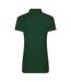 Womens/ladies polo shirt bottle green PRO RTX