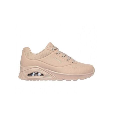 Baskets Uno Stand On Air Femme Rose Skechers