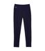 Womens/ladies Embroidered Logo Trousers Navy Blue Lacoste-2