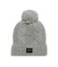 Bonnet gris femme  superdry cable knit beanie-1