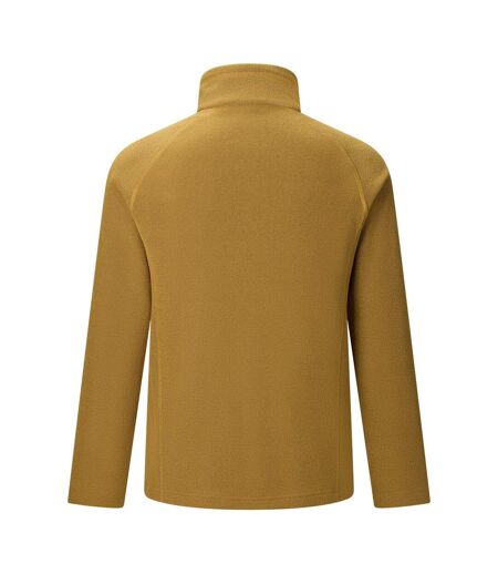 Haut Polaire À Col Montant Zippé Motif/style Alvéolé Kenger Homme Jaune Sombre Regatta