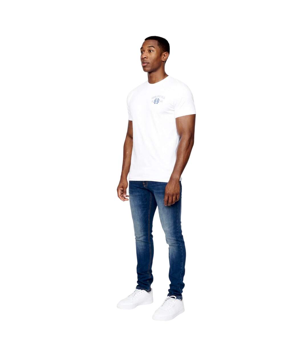 T-shirt edgeton homme blanc Henleys-3