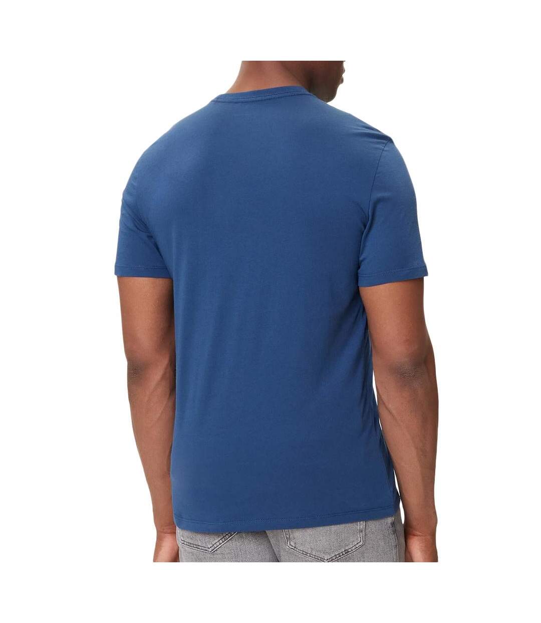 T-Shirt bleu homme calvin klein jeans gradient-2