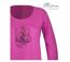 MAYFLOWER NUAGE – Tee-shirt manches longues fushia 100% coton col bateau pour un look vitaminé-4