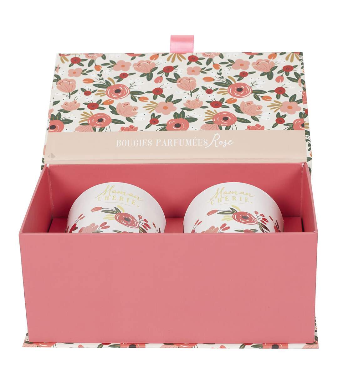 Coffret de 2 bougies parfumées collection MAMAN CHERIE-1