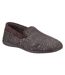 Mens Stanley Moc Toe Full Slipper Brown Cotswold-1