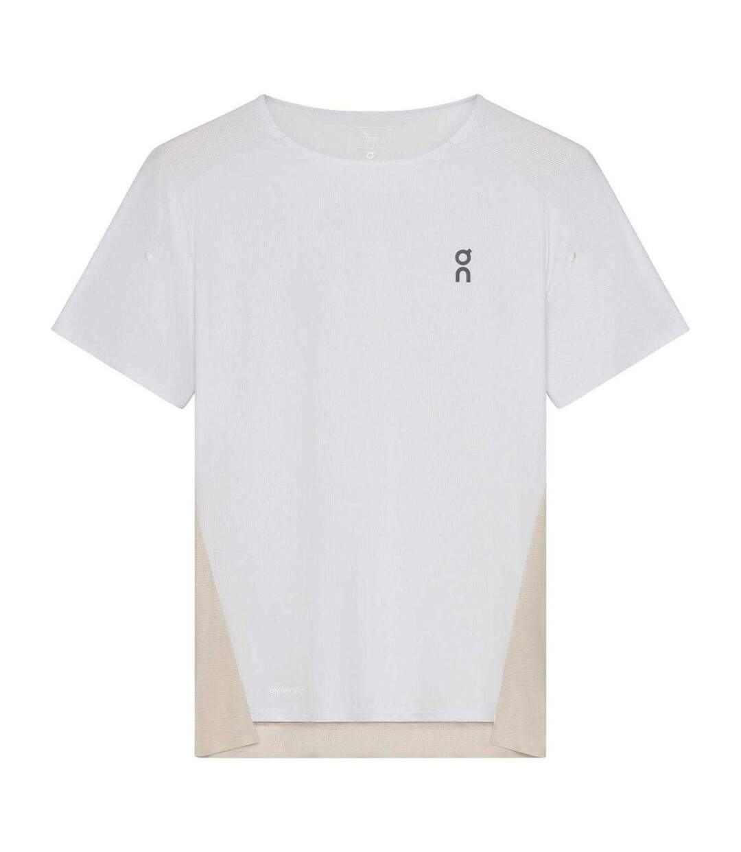 Womens/ladies Performance Running Top White Silver On-1