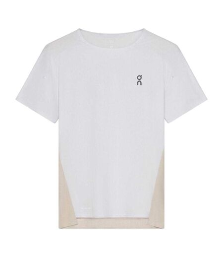 Womens/ladies Performance Running Top White Silver On