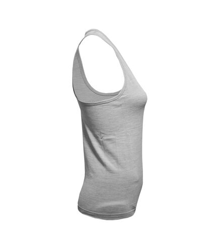 Womens/ladies multi sport melange seamless 3d vest cool grey TriDri