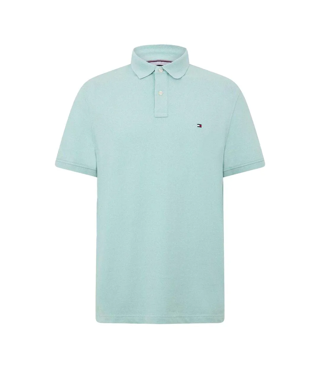 Polo Motif/style Logo Brodé Homme Menthe Tommy Hilfiger-1