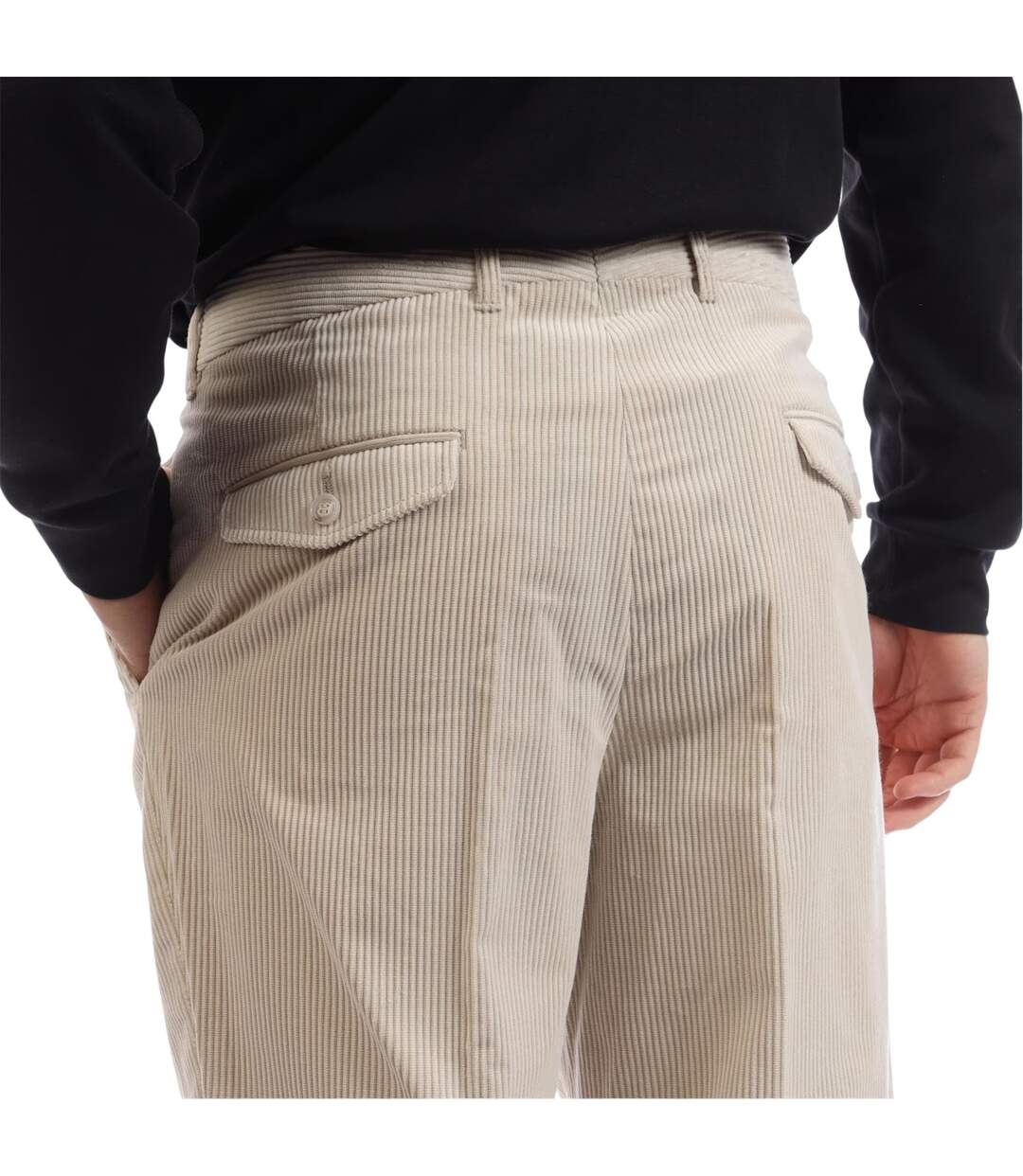 Chino Motif/style Rayure Verticale Perin Homme Blanc Boss-3