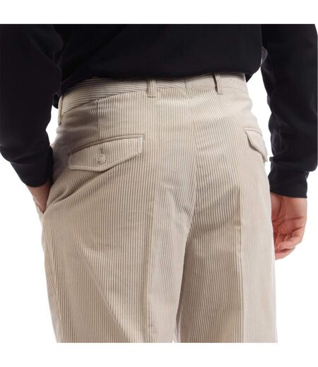 Chino Motif/style Rayure Verticale Perin Homme Blanc Boss