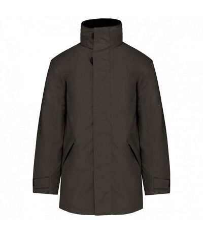 Parka adulte gris foncé / noir Kariban