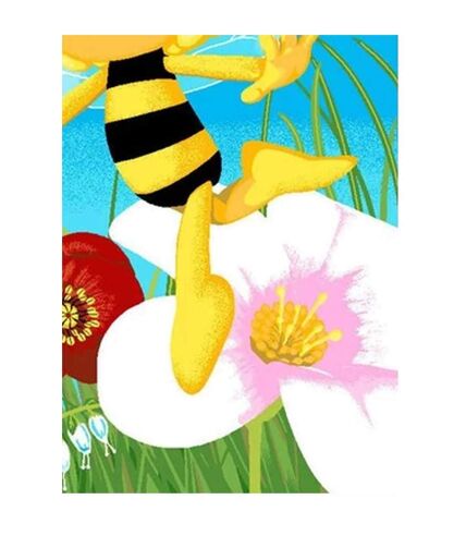 Tapis enfant tissé MAYA ABEILLE A