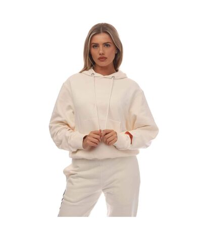 Womens/ladies ex ray recycled cotton hoodie white Heron Preston