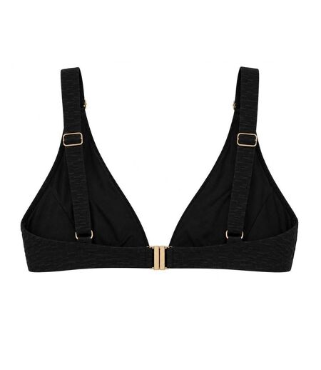Haut de maillot de bain triangle noir femme grain de sable diana