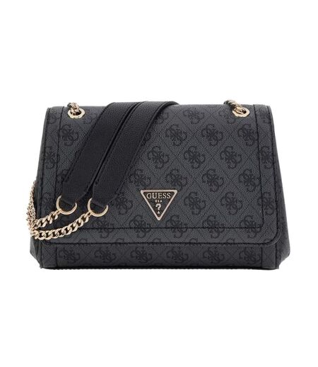 Sac à bandoulière noir/doré femme guess noelle