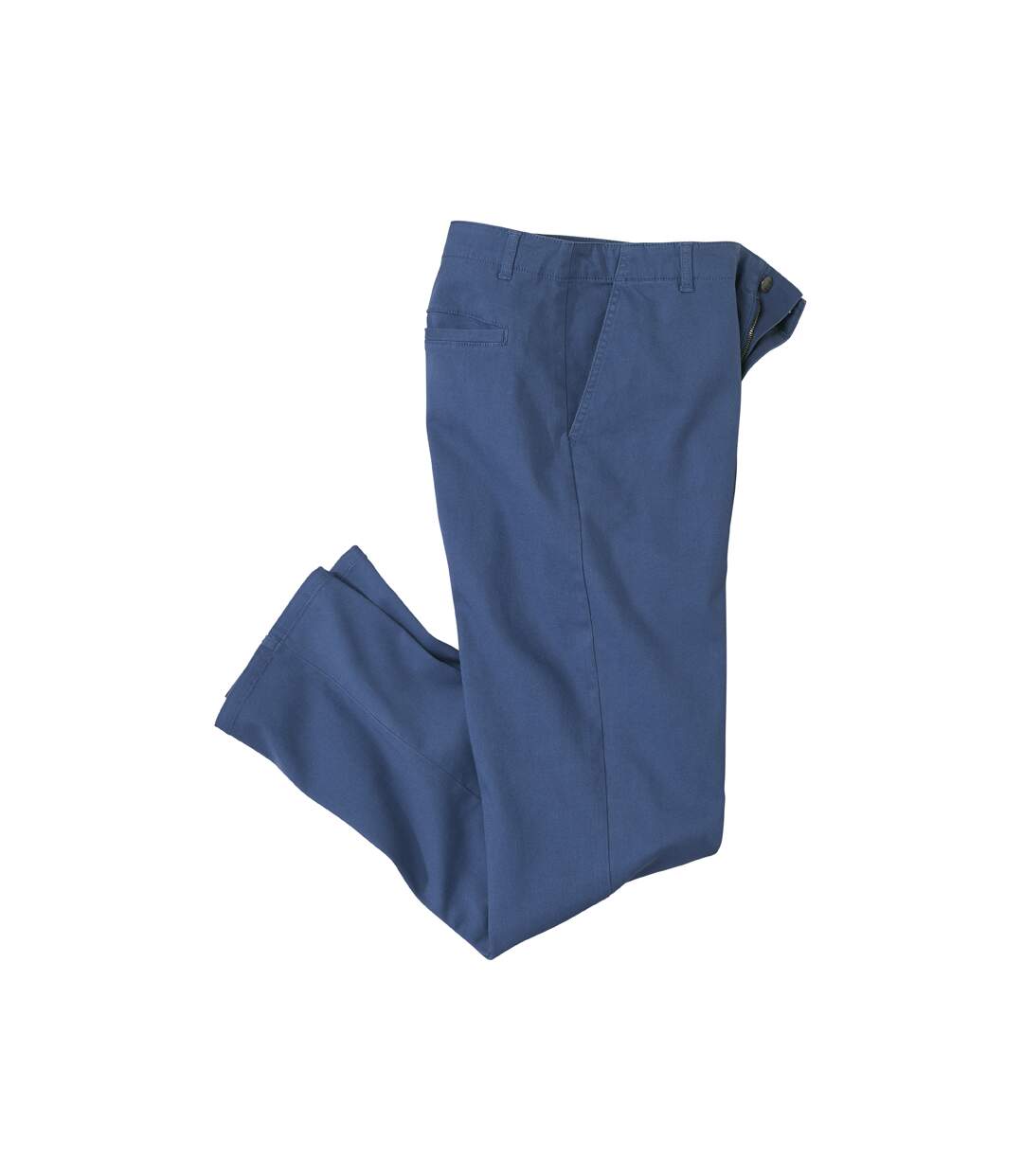 Granatowe spodnie chino ze stretchem  Casual  Atlas For Men