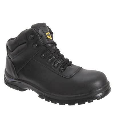 Grafters Mens Fully Composite Non-Metal Safety Hiker Type Boots (Black) - UTDF655