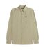 Chemise Manches Longues Homme Gris Fred Perry-2