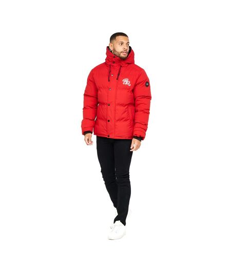 Mens Bacuna Padded Jacket Tango Red Born Rich