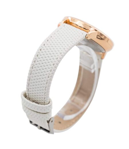 Montre de Femme Blanc avec Strass CHTIME