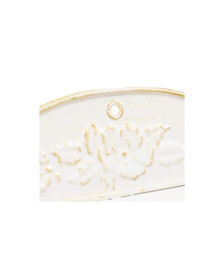 Boîte aux Lettres Déco en Métal Tino 40cm Blanc
