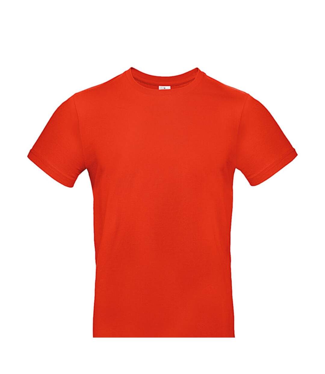 T-shirt #e190 Adulte Rouge Orangé Vif B&C-2