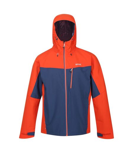 Coupe-vent birchdale homme bleu amiral / rouge orangé Regatta