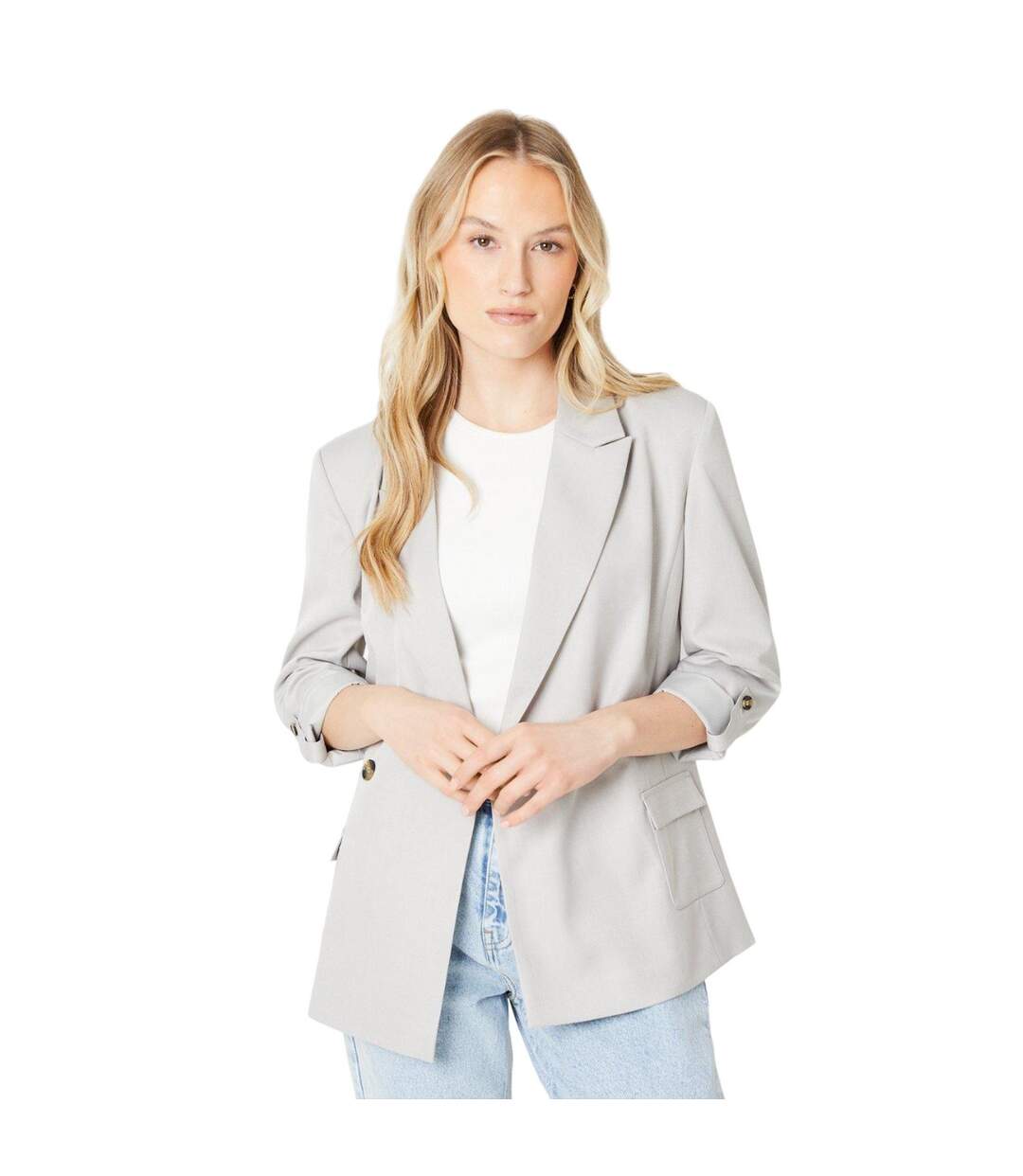 Blazer femme taupe Dorothy Perkins-1