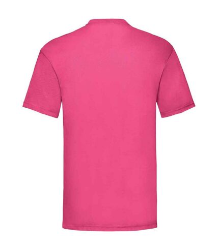 Mens valueweight t-shirt fuchsia Fruit of the Loom