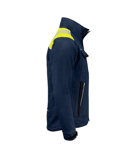 Doudoune Matelassée Homme Bleu Marine Jaune Projob