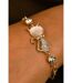 Adjustable Rose Gold Feline Kitten Cat Lovers Zircon Animal Bracelet