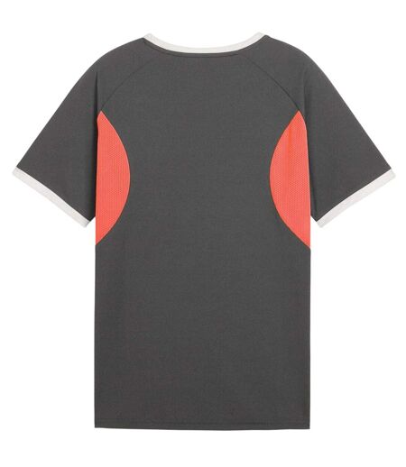 Childrens/kids Individualliga Graphic T-shirt Smoke Grey White Glowing Red Puma